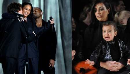 Gjëja më epike që mund të shikoni sot! Kanye West ''çmendet'' pas Rihannës, reagimi i Kim K bëhet viral! [VIDEO]